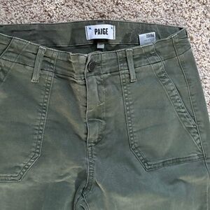 PAIGE Womens pants sage green